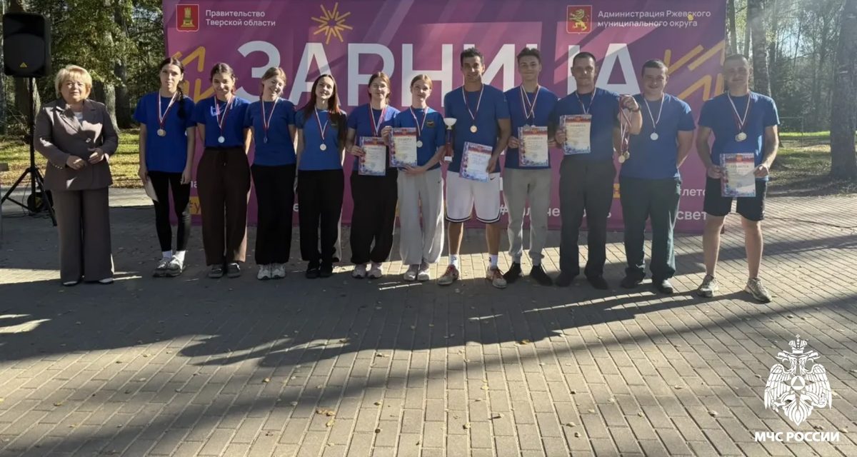 Пожарные 12-й части взяли серебро Спартакиады, обойдя другие ведомства Ржевского округа